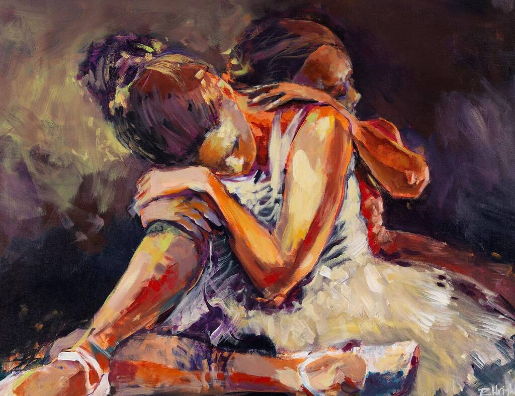 rickwrightart's tweet photo. An oldie but a goodie. “Quiescent” 40x30in. Acrylic on canvas. https://t.co/m7Jhd6JaYe