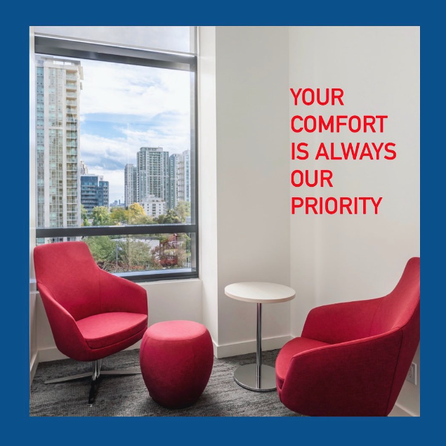 YOUR COMFORT IS ALWAYS OUR PRIORITY!

Brand new, well furnished office right in the center of North York is waiting for you!
You can contact us at 647-324-9303 or via direct message 📩
#lawchambers #lawchamberstoronto #lawfirmmarketing #toronto #torontolife #lawyerlife #canada🇨🇦
