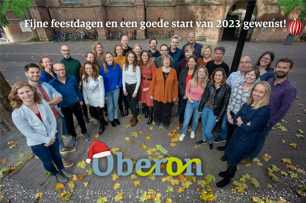 Namens alle collega’s van Oberon wensen we iedereen een fijne kerst en alvast een mooi en gezond 2023. We bedanken onze opdrachtgevers en partners voor de samenwerkingen in 2022 en we kijken uit naar alle projecten, kansen en samenwerkingen die zullen komen in het nieuwe jaar.