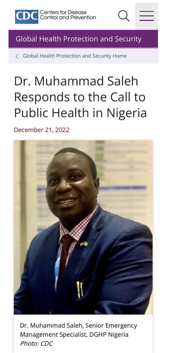 Thanks 2 ⁦⁦<a href="/CDCgov/">CDC</a>⁩, a leading #global #science driven public health institution. cdc.gov/globalhealth/h…