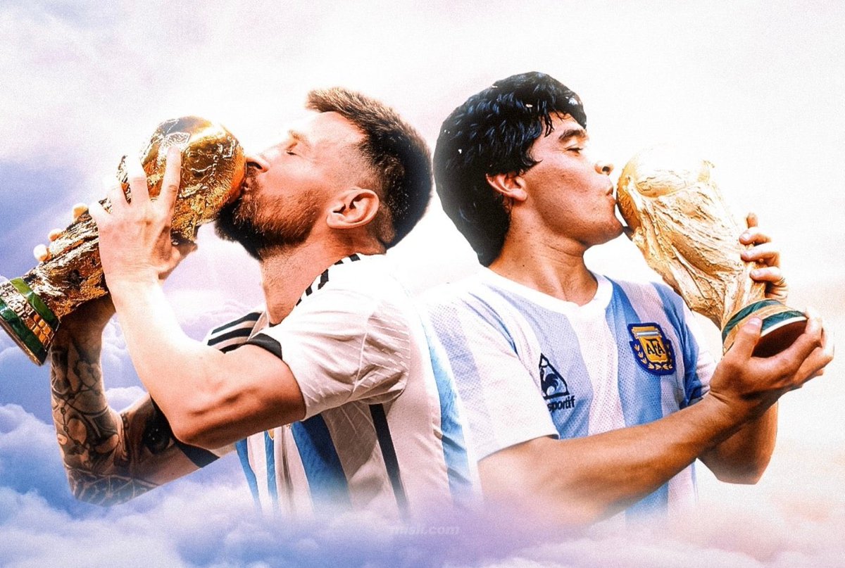 مارادونا في 86 كان بعز شبابه وتألقه دخل المونديال بعمر 26 وبضغوط أقل وجابه بعشر مساهمات لم يساهم في دور 16 ولم يسجل في النهائي بينما ميسي بضغوط ومطالب أكبر بكثير وبعمر 35 جاب المونديال بعشر مساهمات ومساهم بكل الأدوار ومسجل هدفين بالنهائي .. أعظم أداء فردي في تاريخ المونديال