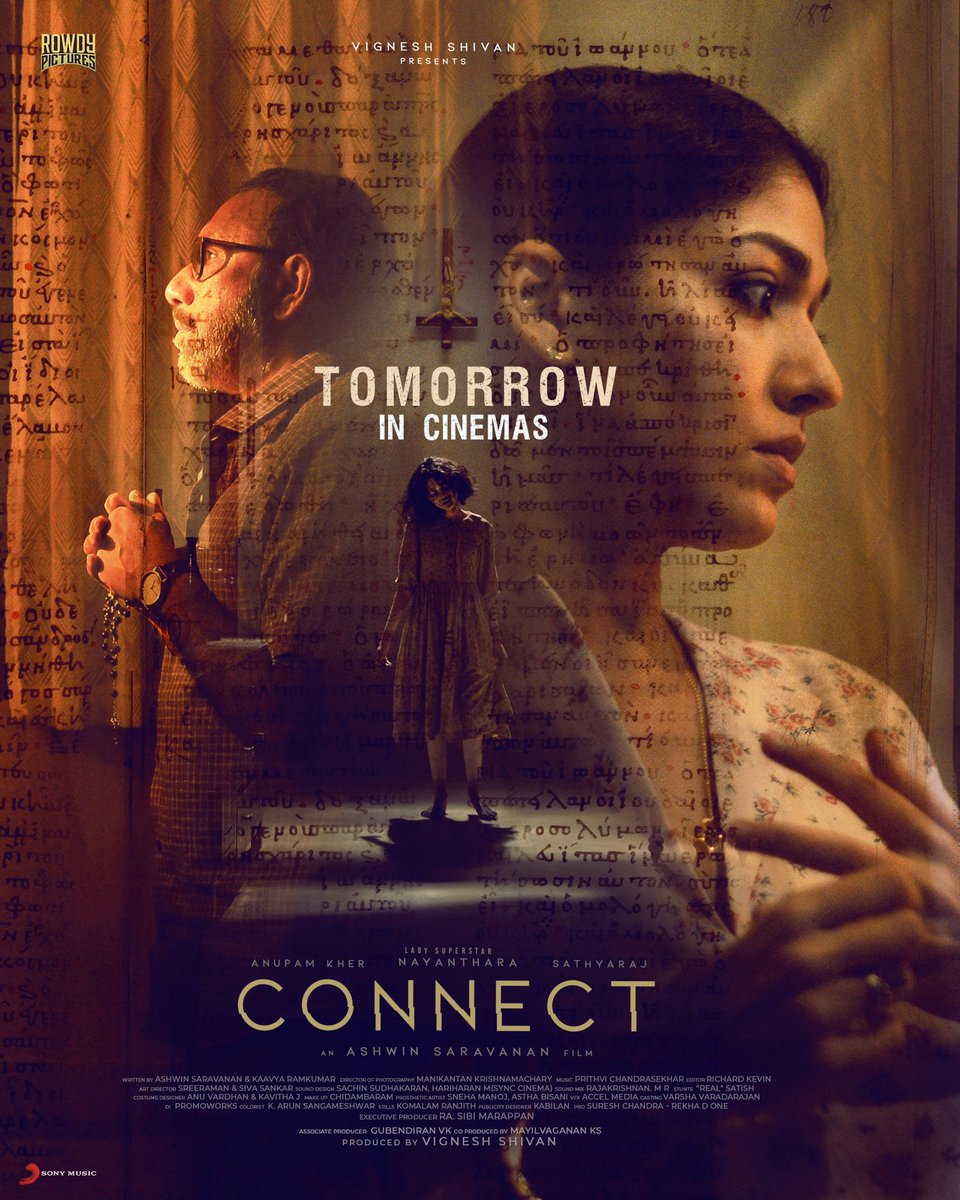 #Connect from tomorrow⚡Big day💥 @Ashwin_saravana Nayanthara @VigneshShivN 👍.Do watch it only in theatres🎥 #KillPiracy🙏