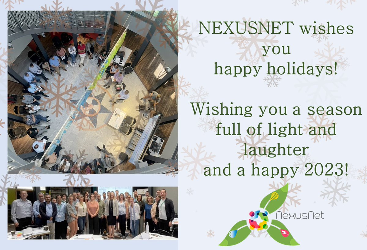 From our NexusNet Family, we wish you Happy Holidays and a Nexus-coherent and diverse 2023!!! @GiannisAdamos @thethrillisgone @nikosmellios @aepyropoulou @SteliosMim @MagoPrima @COSTprogramme @alexaioannou @ARSINOE_EU @Serena_Caucci @naomitimmer @bwillaarts @sukruesin @svet_kl