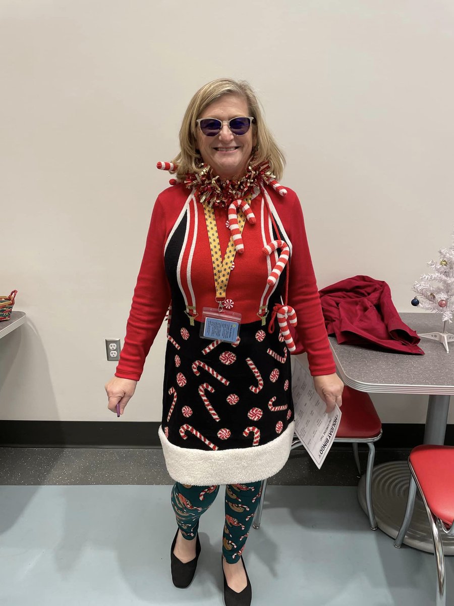 msb1853's tweet photo. Check out the highlights from our staff holiday party Festive Outfit Contest! Give a shoutout to our hardworking staff this year! https://t.co/45jWKqfkPG