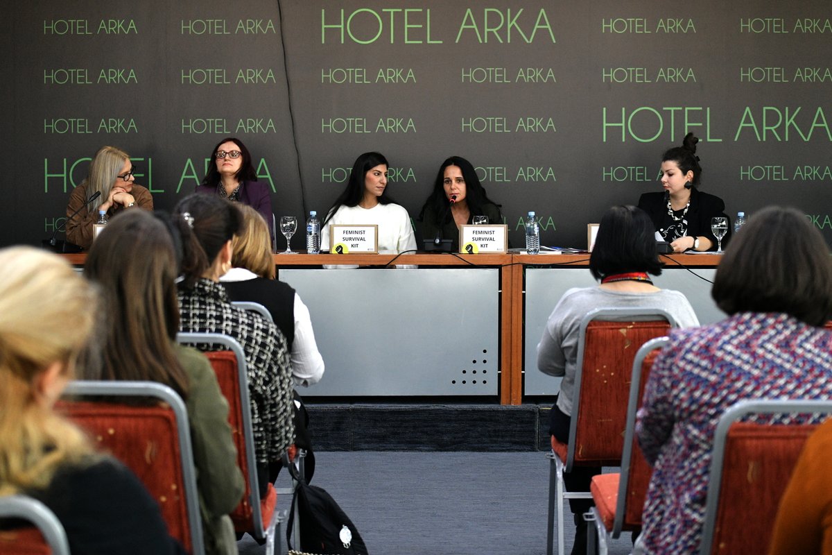 In celebration of the #InternationalWomenHumanRightsDefendersDay &amp; in honour of all #WomenHumanRightsDefenders 💪 risking their lives daily in the fight for #womensrights in 🇲🇰 &amp; globally, today we organised the #FemDefenders event in Skopje in cooperation with partner #WCSOs.
