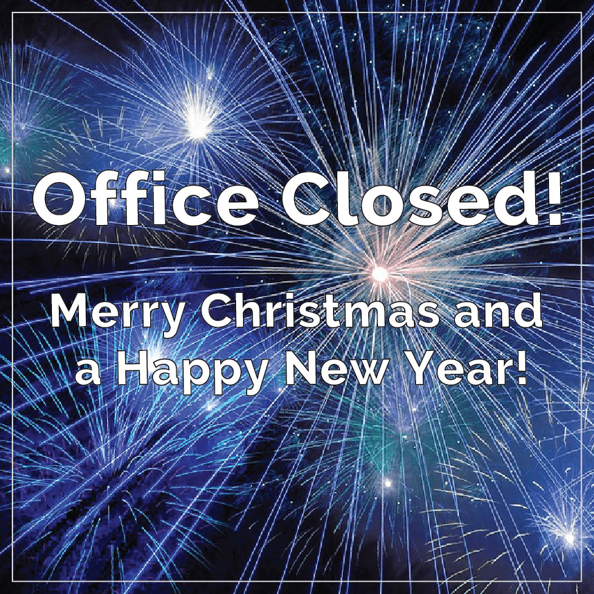 CallunaGraphix's tweet image. From December 22nd till January 2nd the office will be closed. Merry Christmas and a Happy New Year from the team at Calluna! See you again January 3rd!