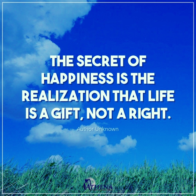 1AthenaPH's tweet photo. The secret of happiness is the realization that life is a gift, not a right.

#lifehacks #lifequotes #bizquotes #mindset #thinkpositive #entrepreneur #freelancer #writer #virtualassistant #businesssuccess  #womeninbusiness #workfromhome #alwaysbelearning https://t.co/1TN3VPGEcF