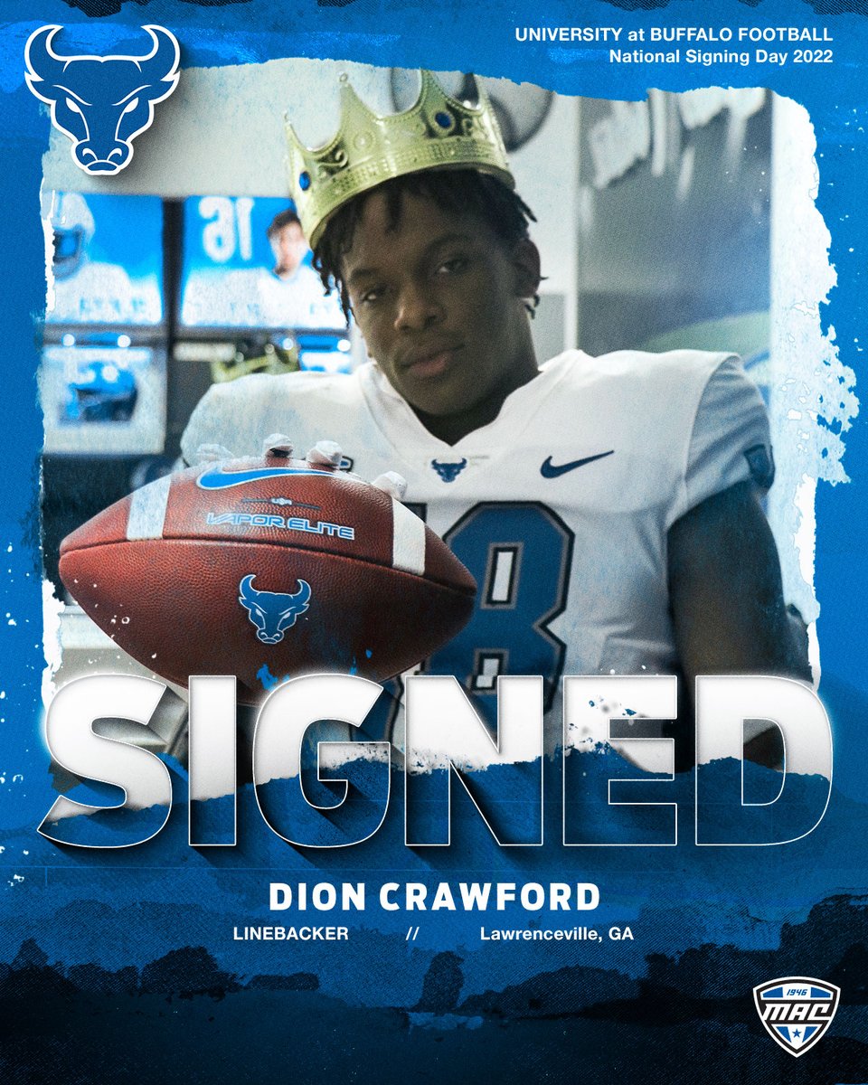 Welcome to the UB Family, @dion_crawford21! 🤘 #UBhornsUP #PoundTheRock #NSD23