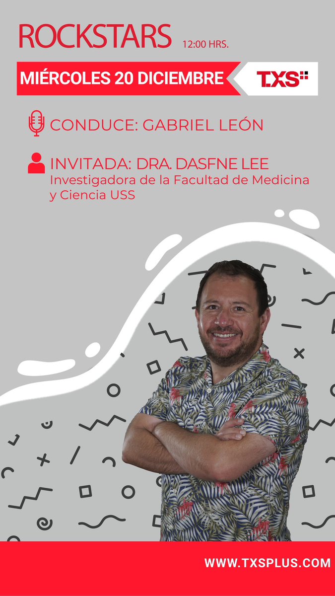 Hoy a las 12pm en txsplus.com con el gran <a href="/GaboTuitero/">Marcos</a> !! No se lo pierdan!!! #MujeresEnCiencia #WomenInSTEM @inv_uss <a href="/txsplus/">TXS+</a> <a href="/4womeninscience/">For Women in Science</a> <a href="/min_ciencia/">Ministerio de Ciencia</a> <a href="/sadiaz1/">SaDiaz15</a>
