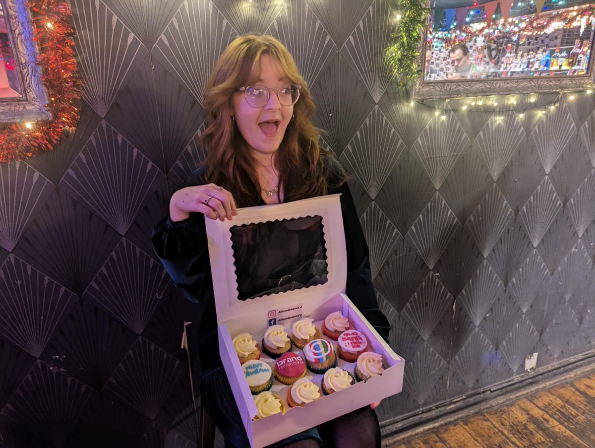 camcreatives's tweet photo. THANK YOU ❤️🙏🥳 to everyone who came last night! Lots of laughs, great quiz, weird drawings, fab cakes delivered by #brandrecruitment, crimbo jumpers, lovely sponsors, money raised for#AbbeyPeople Food hub #cambridgebluemoon
#Studio24 #numbercloudltd #genieventures #logicmelon https://t.co/o6ipduvsbg