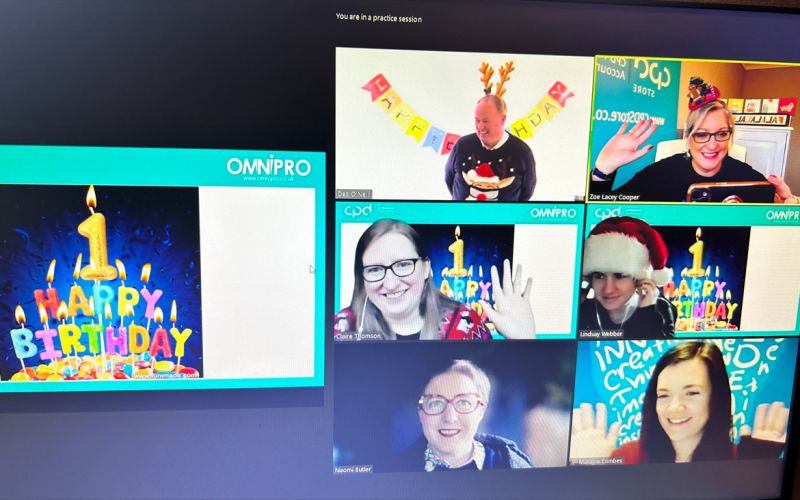 ZoeAccounting's tweet photo. PARTY!! it’s our @CPDStore first Birthday party today. 🎉
Giving updates on all things accountants need to know on our bi-monthly update.
Thank you to everyone who has been on our journey this year, we have built a wonderful community.
🙏
#bookkeeping #accountants #LoveCPD https://t.co/JcpAGO2RUj