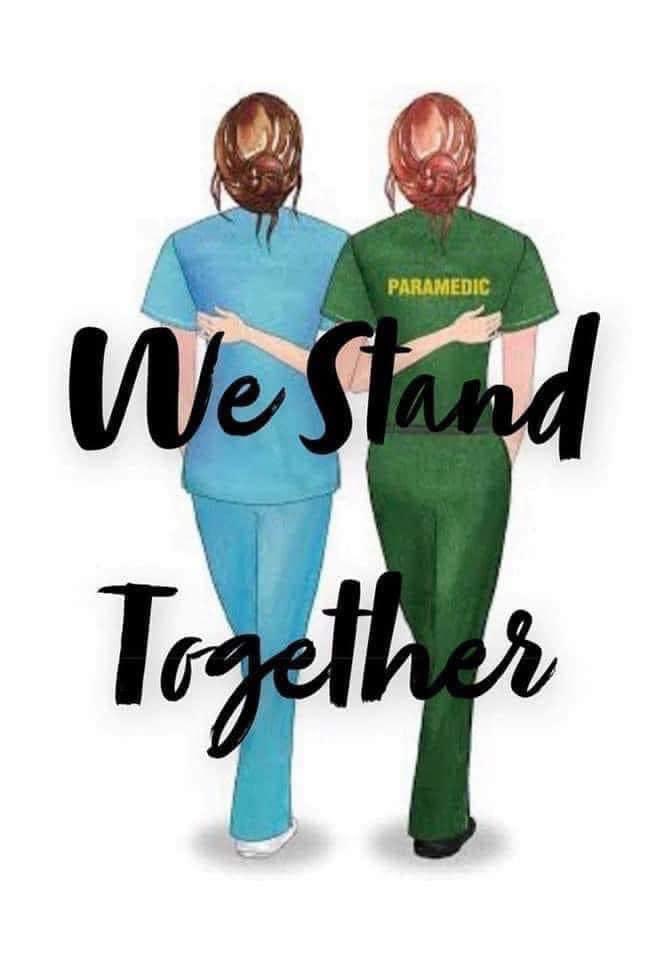 Solidarity with my ambulance service colleagues today &amp; every day. 

#AmbulanceStrike #AmbulanceStrikes #NHSStrikes #EnoughIsEnough