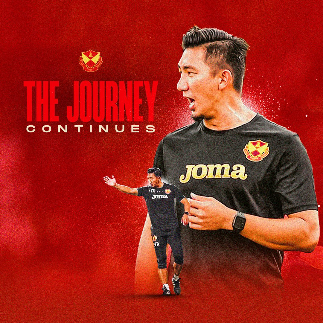 Blessed and honoured to be appointed as the @SelangorFC Under-20 Head Coach.

Thanks to the club for your trust and support.

The Journey Continues ❤️💛

#Alhamdulillah 
#AllPraiseToAllah
#PialaPresiden2023
#MKLK
#TerusBerjuang 
#KitaAdalahSatu
#WeAreFighters