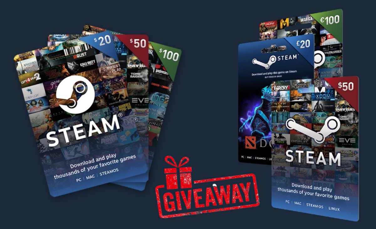 Trade Raid on X: 🤑GIFT CARD GIVEAWAY🤑  is holding  an exciting giveaway🌠 Prizes are: 1x 50€ Steam/Battle.net Gift Card🎁 1x  50€ Steam Gift Card🎁 Join now 👉  With love from