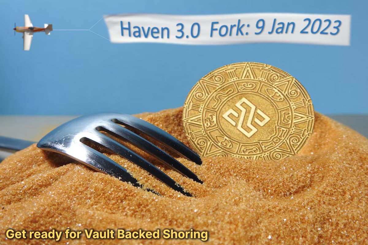 HavenXHV's tweet photo. We are happy to share that a hard fork for Haven 3.0 has been scheduled for 1/9/23, after which conversions will be reopened using the newly implemented VBS system.

The fork height has been set to 1272875, which will be around midday (UTC) on the 9th.

LFG! 💪🏼 $XHV $xUSD https://t.co/IgCViEkzga