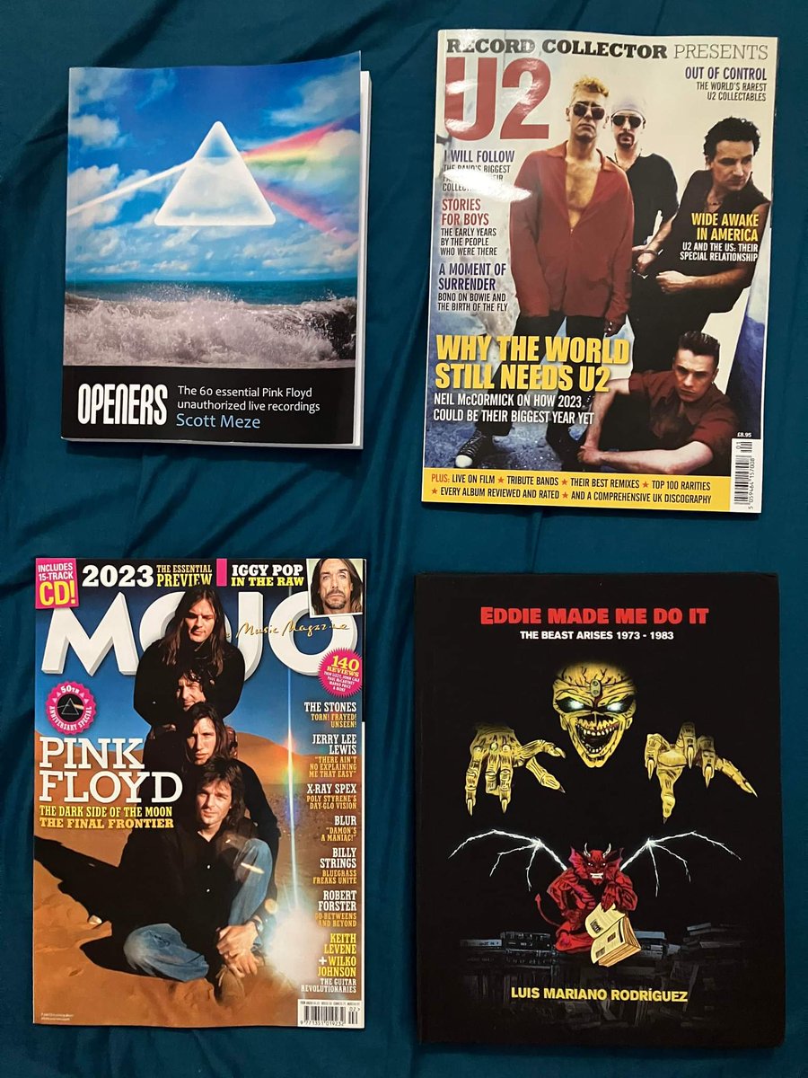 Luisma1974's tweet image. The #EddieMadeMeDoIt book starts arriving at homes and I'm so happy! This picture also serves to show the size of the #Book and the good taste in music my friends have #IMFC #IronMaiden #Maiden #UpTheIrons