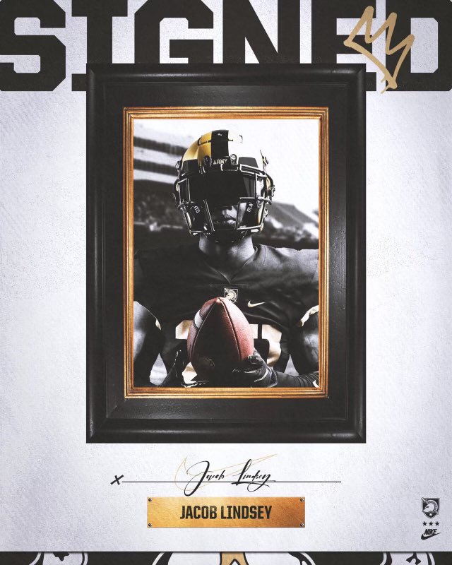 Officially a black knight! Thankful for all who helped me reach this point! Blessed beyond all measure. GO ARMY. BEAT NAVY🏴‍☠️⚔️ #lastofthehard <a href="/JonLindsey/">Jon Lindsey</a> <a href="/CoachJeffMonken/">Jeff Monken</a> <a href="/coach_sloan/">Coach Scot Sloan</a> <a href="/CoachNateWoody/">Nate Woody</a> <a href="/RecruitGeorgia/">Recruit Georgia</a> <a href="/JeffHerron19/">Jeff Herron</a> <a href="/BVEvery/">Barry Every</a> <a href="/xixnyne/">calvin wilson</a> @Mansell247 <a href="/ArmyFB_Recruit/">Army Football Recruiting</a>