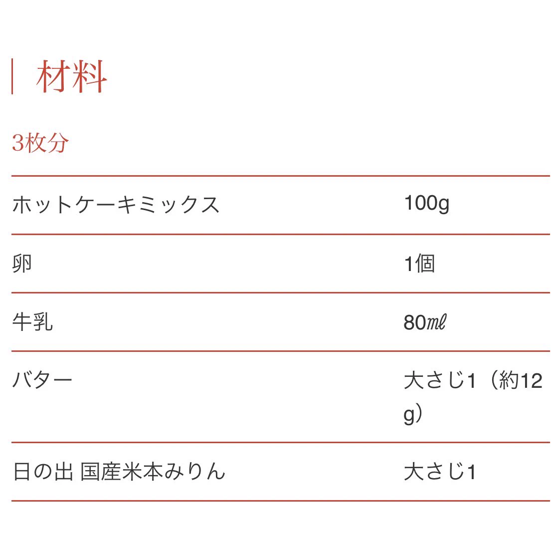 日の出みりんのサイトのレシピ試したらマジの喫茶店のホットケーキができた！みりんが隠し味だったとは…。