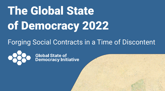 AgoraParl's tweet photo. The #GlobalStateofDemocracy’s latest findings reveal a stagnation of #democracy around the world🌍
To rebuild trust b/w people &amp; their governments, it is crucial to develop new &amp; innovative social contracts that reflect the changing global environment.
👉https://t.co/hBTPSNlRMj https://t.co/8nWFuMRnOy