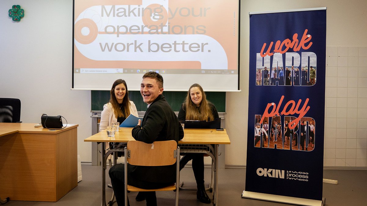 OkinProcess's tweet photo. We are proud of our cooperation with high schools in the area - we can explore young talents directly from the source! 👨‍🎓 Recently our colleagues visited Gymnasium and Business Academy in Orlová and the Secondary School of Teleinformatics in Ostrava. Way to go!✨ https://t.co/JQ52MrTIGD