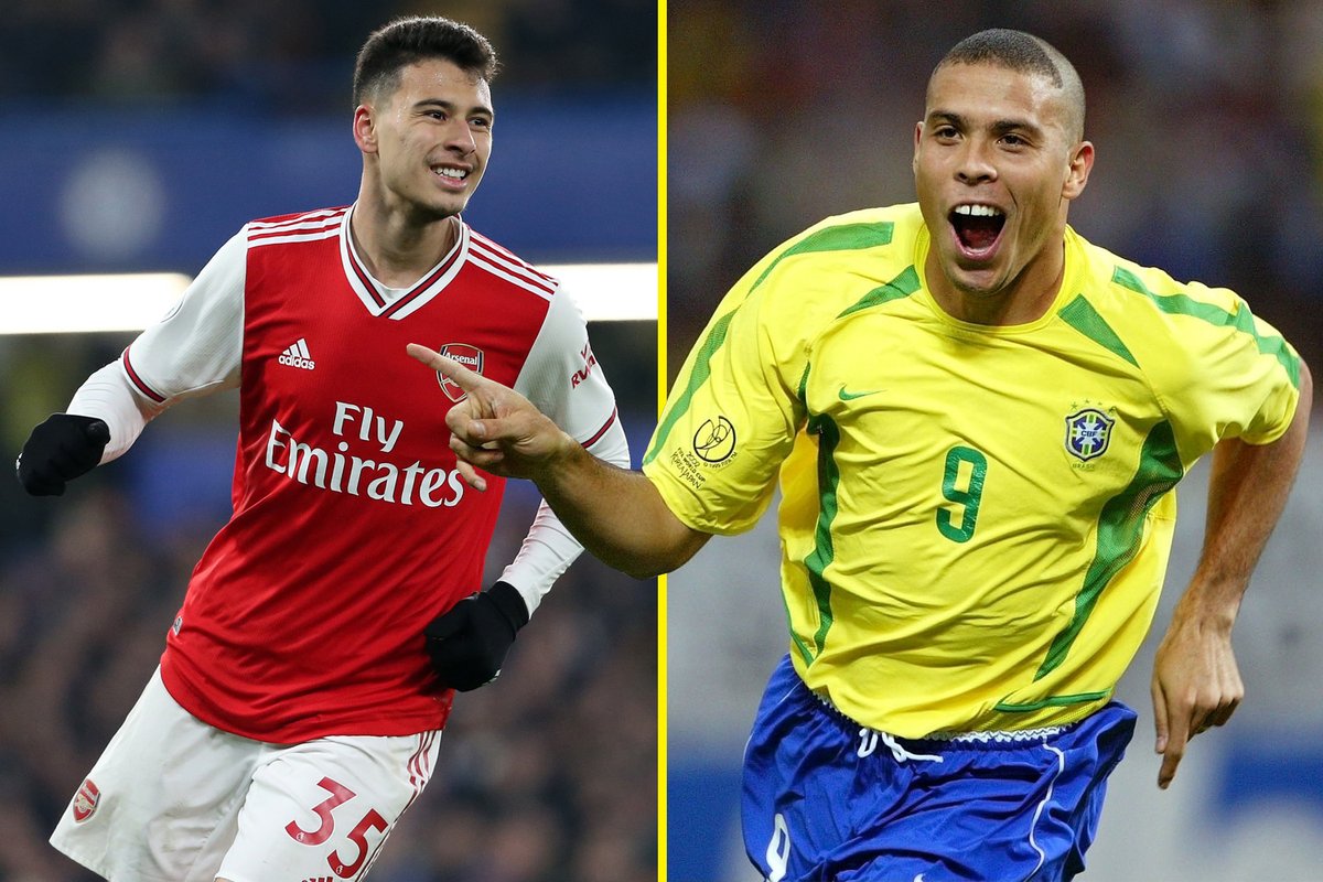 ArsenalHarmoni's tweet photo. Ronaldo R9 on Martinelli: 

"He will certainly stand out at the 2026 World Cup. We are very excited about him.

What impresses me the most is that he plays with a lot of passion and self-confidence." #afc https://t.co/6KCQ09VqWD