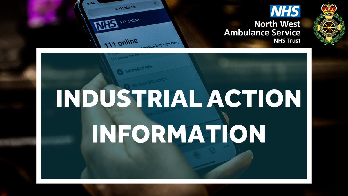 greatermcr's tweet photo. Today ambulances will still be available to respond, although they will be prioritised for life-threatening injuries and illnesses. 

Use https://t.co/dngSPzKXmc, your GP or local pharmacy for help with non-urgent health concerns. https://t.co/WFMgmoQmcV