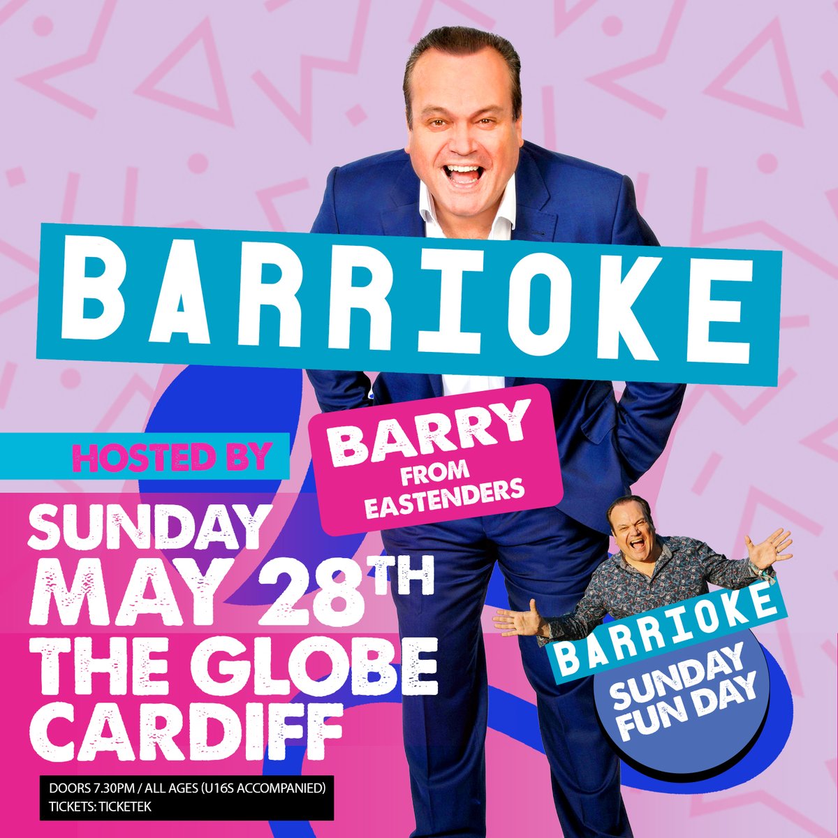 <a href="/bbceastenders/">BBC EastEnders</a> star Shaun Williamson will be bringing <a href="/Barrioke1/">Barrioke</a> to The Globe on May 28th! Join him on stage and duet your favourite song, with a night that's taken the music festival scene by storm! Get your tickets here: bit.ly/3VkQqY1