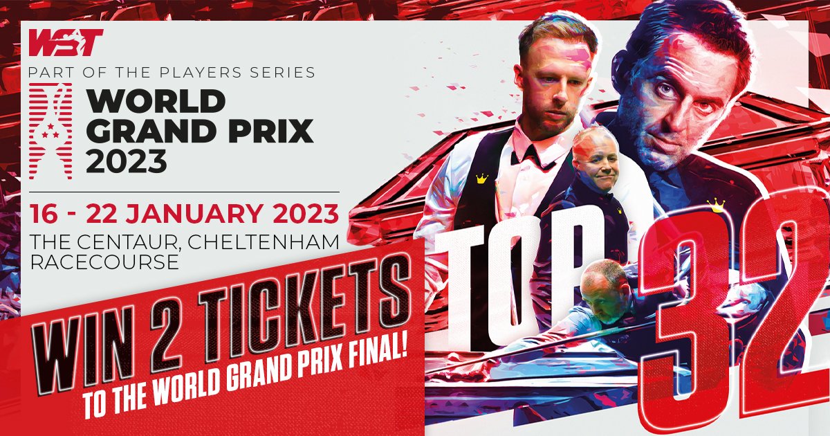 visitchelt's tweet image. IT’S #GIVEAWAY TIME!

Snooker's biggest stars are coming to @CheltenhamRaces in January and this is your chance to watch them live! We have 2 x all day tickets from @WeAreWST to the sold out final to give away, worth £130.

Enter via our Instagram account. Good luck! #wst