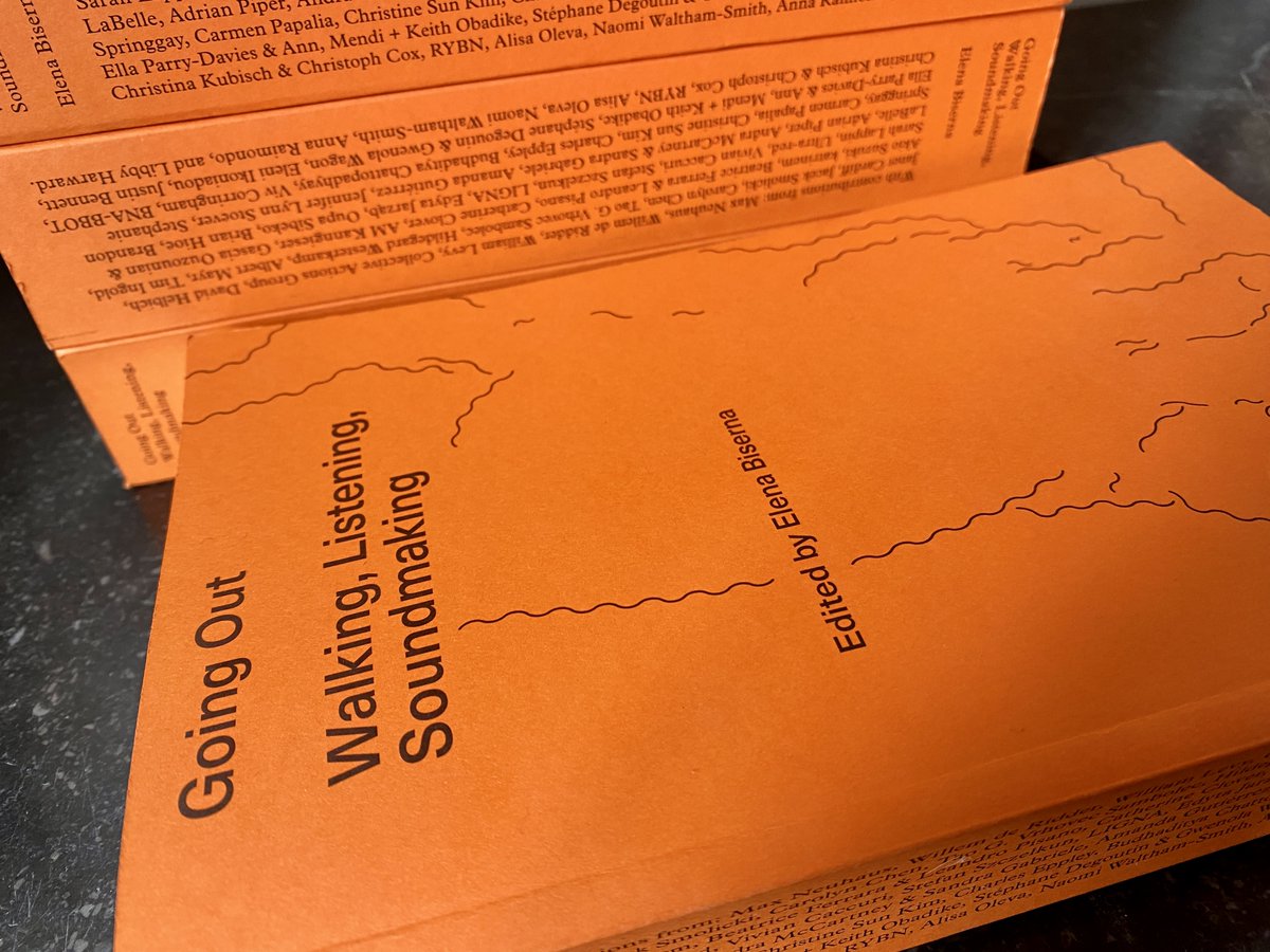 elenabiserna's tweet photo. 🔥🔥🔥 Fuori!
Going Out is Out and available on @PressesReel's website!
🧡
Thanks to the contributors, the coeditors, the designer, the translators, the copyeditor, the printer...
A great collective adventure!
https://t.co/UQR1eWRBTL
#soundwalking #walking #walkingart #publicart https://t.co/iHFTFo1PFv