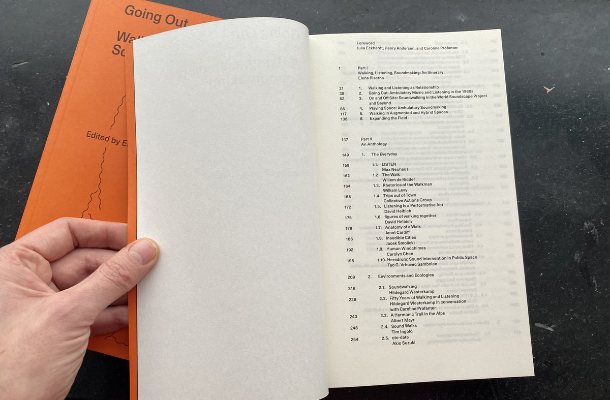 elenabiserna's tweet photo. 🔥🔥🔥 Fuori!
Going Out is Out and available on @PressesReel's website!
🧡
Thanks to the contributors, the coeditors, the designer, the translators, the copyeditor, the printer...
A great collective adventure!
https://t.co/UQR1eWRBTL
#soundwalking #walking #walkingart #publicart https://t.co/iHFTFo1PFv