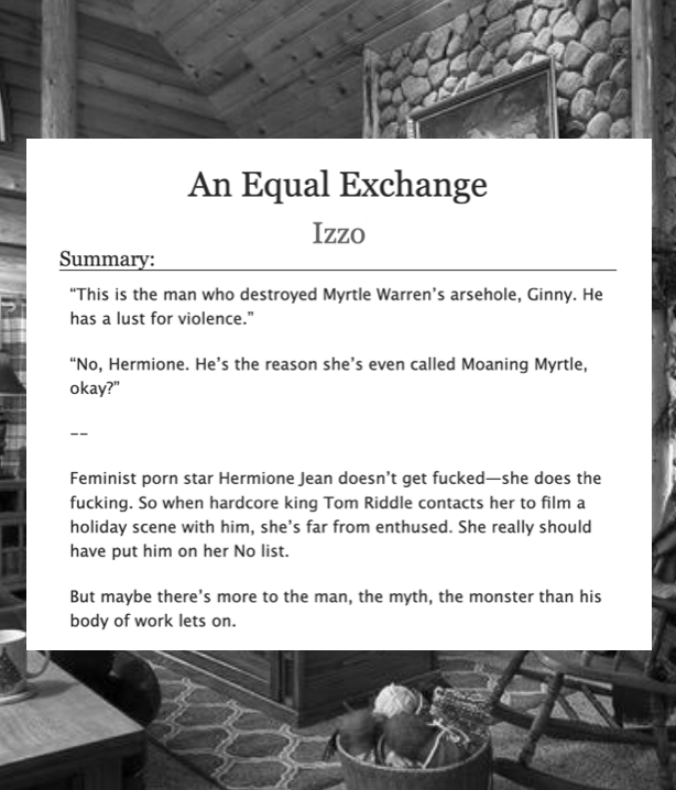 izzofiction's tweet photo. AN EQUAL EXCHANGE
A Porn Star Tomione AU [7.4k, E]

My first Tomione is here and she is filthyy! For my #FiloSecretSanta baby @unholysurprise, who gave me the prompt “First Kiss In the Middle of a Heated Argument”. 

Hoe hoe hoe! Happy Holidays! 🎅🏼🎄🤶🏼

🔗https://t.co/WFouvVxt3B https://t.co/YAi0IYKZkp