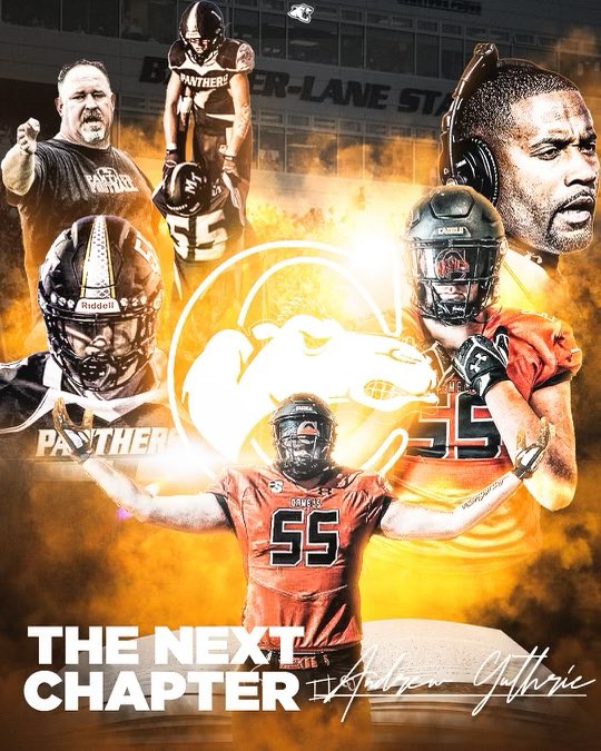MTPanthersFB's tweet photo. Signing Day! Big things ahead for @drewguthrie10 GO PANTHERS! https://t.co/PwcSnJAhTf