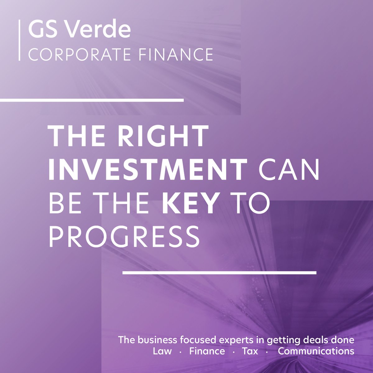 If a business is looking to get off the ground or fund a new product – the right investment can be the key to progress. 

GS Verde launched the Investment Platform to connect investors with business founders.

Find out more and register here:
bit.ly/3HLRiC5