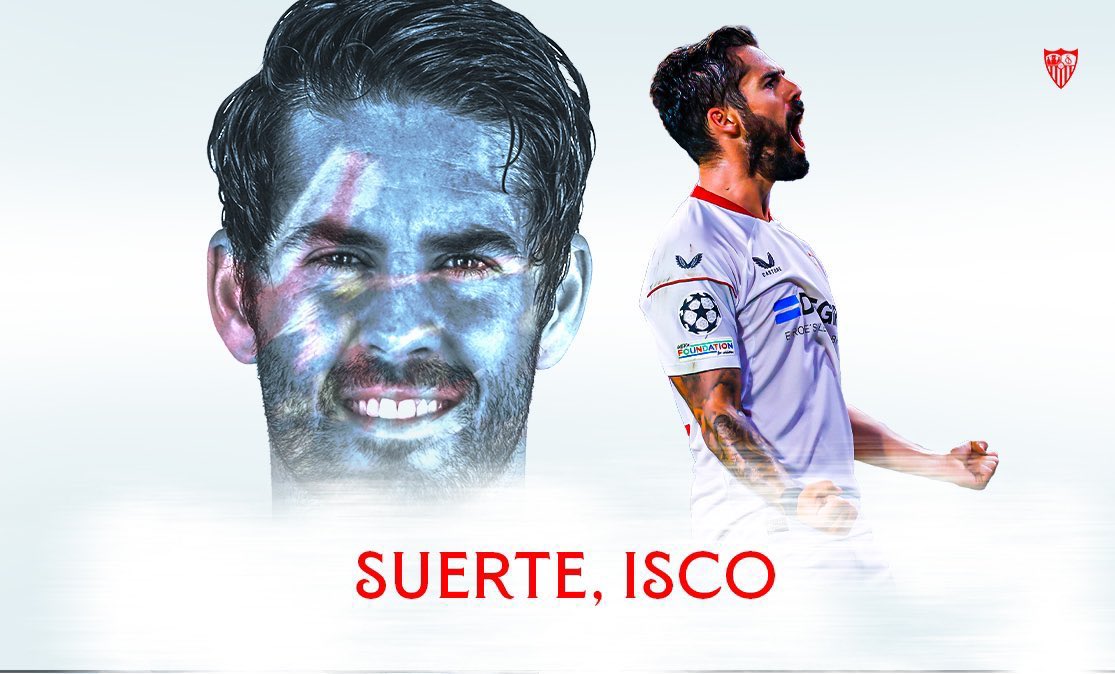 ActuFoot_'s tweet photo. 🚨 OFFICIEL ! Isco résilie son contrat avec le FC Seville ! ❌🇪🇸 https://t.co/PJ1SYOmJtl