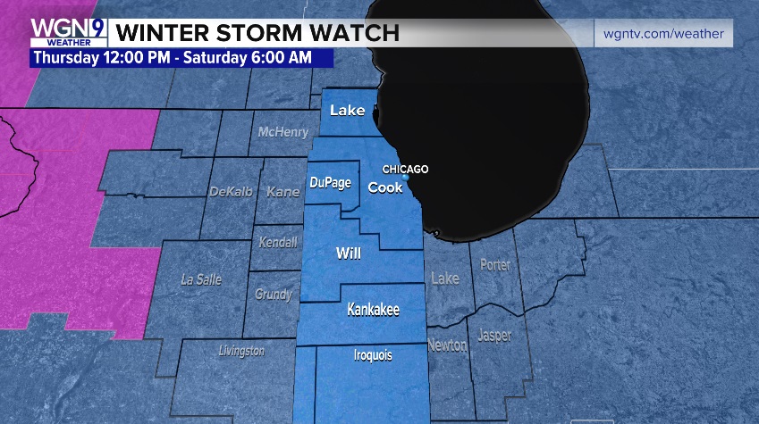 Mike Janssen on Twitter: "A Winter Storm Watch is in effect for the