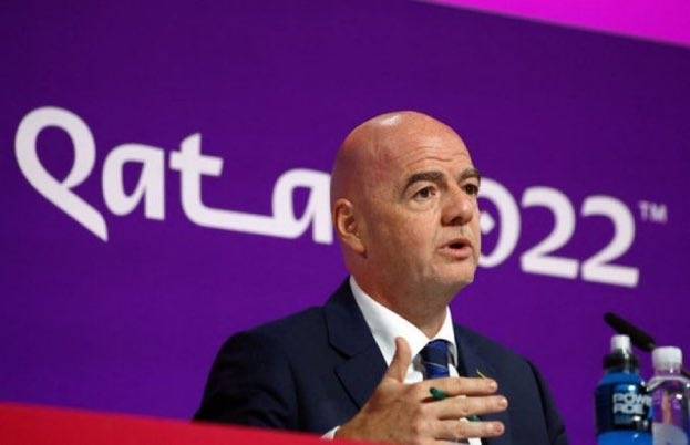 QatariEvents's tweet photo. انفانتينو رئيس الفيفا : 

سيتم الإعلان عن مكان استضافة كأس العالم 2030 سنة 2024 https://t.co/rQCFrrqFLA