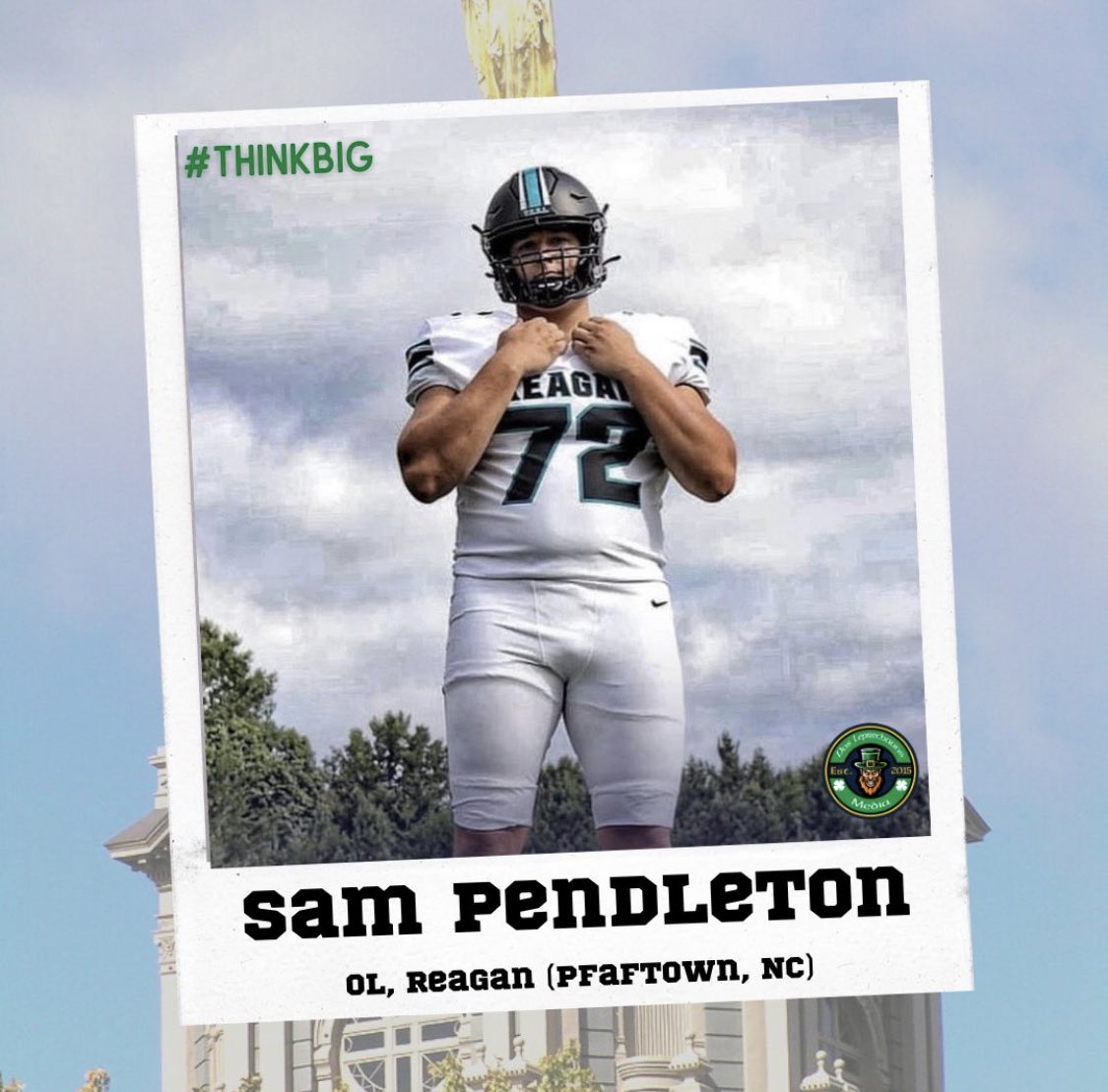 Sam Pendleton made it official this morning on #NSD23 and is now part of the #IrishFamily! #GoIrish #ThinkBIG
