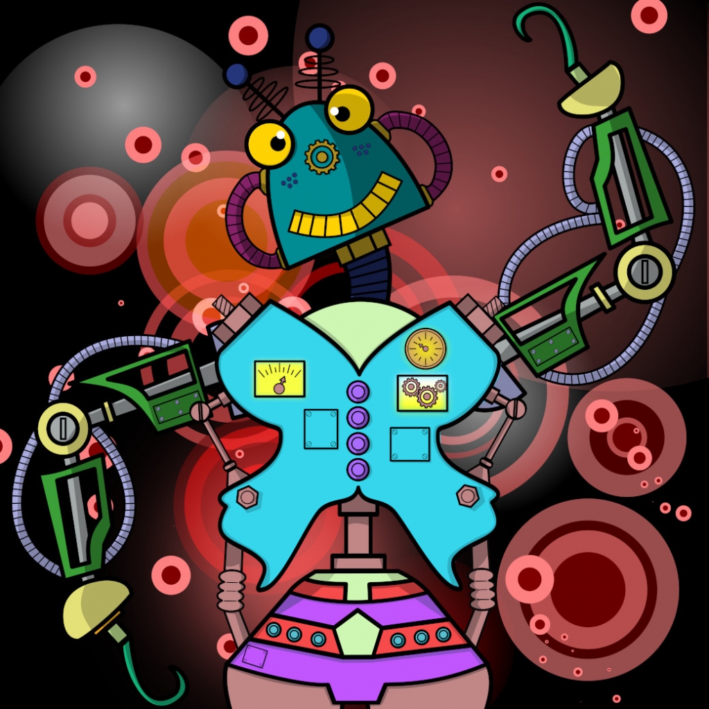 barcobello's tweet image. Hi, if you were a robot🤖 what would your name be? #robotshow #vectorrobot