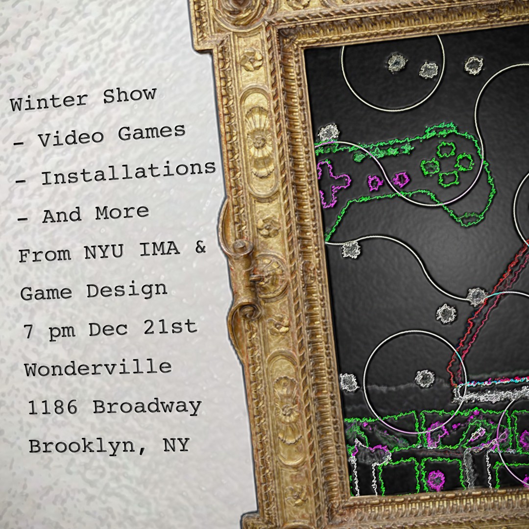 Our last games showcase of the year is happening tonight! Come check out games by local developers among the other arcade games in our gallery. 7pm onwards!