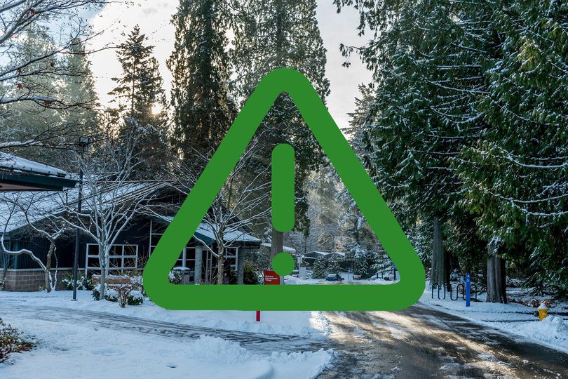 GreenRiverCC's tweet image. Due to severe winter weather, all physical GRC locations are closed today, Dec 21st. Campus operations will continue remotely.