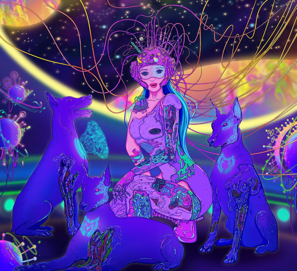 Inspired by the <a href="/avril15NFT/">avril15 is probably a cult, right?</a> 💗 contest, I created an amazing work! ✨️
Thank you very much! 🌺
She's going to Paris for an exhibition! 🚀
foundation.app/@mystery.arty/…
✨️ Eva 
✨️1/1
✨️Reserve price: $ETH 0.17
You can see more details here
#NABU  #WWA #OGCollective #WomeninNFTs