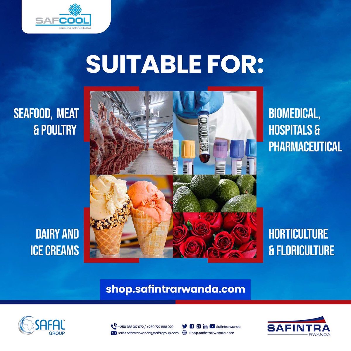 safintrarwanda's tweet photo. Introducing Safcool, an innovative cold room storage solutions.
.
.
.
#safintraroof #construction #buildwithpride #membersofsafalgroup #buildingsolutions #superiorquality #safintrarwanda
#shopsafintra #rwanda #safcool #coldroom https://t.co/ZGfnQh6nhO