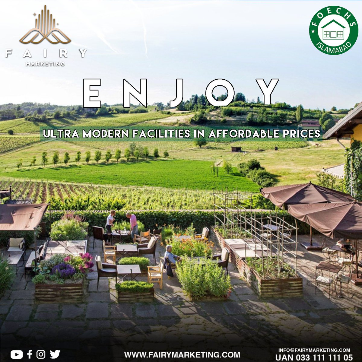 FairyMarketing1's tweet image. Foreign Office Employees Cooperative housing Society (FOECHS).

FairyMarketing.com

For more details contact us at :
UAN : 033 111 111 05
Info@FairyMarketing.com

#5marlaplot #10marlaplot #1kanalplot  #FOECHS  #fairymarketing #realestate #islamabad #investments