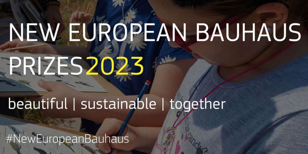 MediadeskBe's tweet photo. 📢 Durable, esthétique et inclusif !
Vous avez réalisé un projet ou avez un concept exemplaire qui réunit ces 3 qualités ? 
Inscrivez-le aux #NewEuropeanBauhaus #Prizes 2023 et remportez jusqu'à 30.000 € !
⏰ 31 janvier 2023
👉https://t.co/vEhKHB3MhK https://t.co/bdBGpm9C96