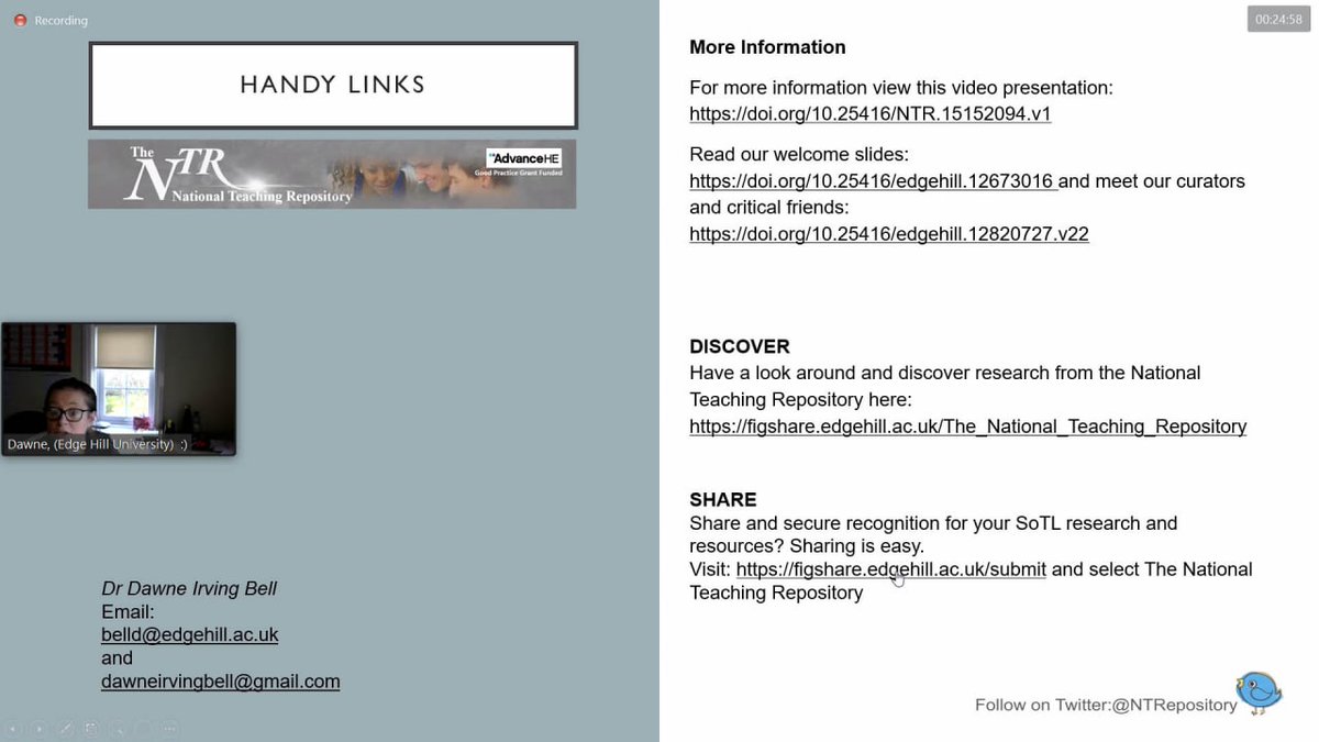 I am very grateful to <a href="/KathyAdvanceHE/">Kathy Wright</a> for regular virtual coffee breaks and attention to the problems of the #UkraineHE. Today @belld17 talk about <a href="/NTRepository/">The National Teaching Repository</a> Last month <a href="/alan_hook/">Alan ‘Dread Pirate’ Hook</a> told about asynchronous learning. Thanks for support 💛💙 <a href="/AdvanceHE/">Advance HE</a>