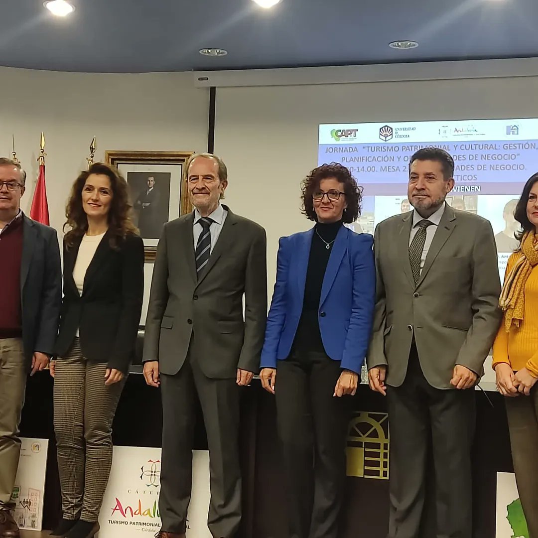 adeitur's tweet image. ADEITUR ha participado en la Mesa de Gestión y Planificación Turística,  dentro de la Jornada «Turismo Patrimonial y Cultural: Gestión, Planificación y oportunidades de negocio», organizada por la Cátedra de Turismo Patrimonial y Cultural, con la colaboración del CAPT y la UCO