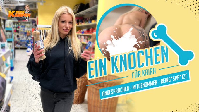 Ein Knochen f&uuml;r Kaira - welcher darfs sein? 😉 Check mal mein neues Video ab 💦🧡 🔞➡️ https://t.co/X4j8MxtpAL