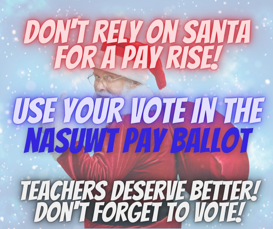 🗳 Vote YES and YES for a #BetterDealForTeachers

📮 Remember to post your ballot back ASAP to make sure your vote counts.