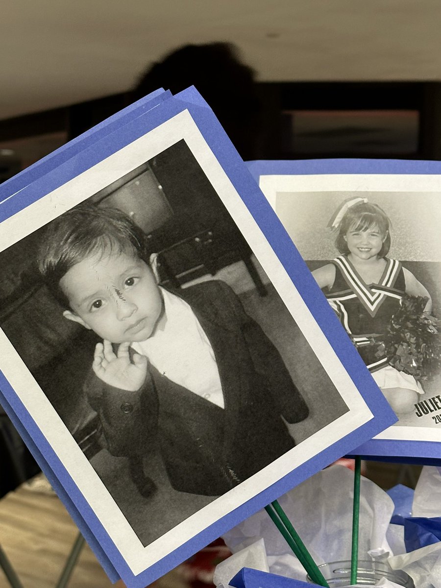 Connections with kids during this morning’s senior “Breakfast with your Baby” at <a href="/RHSFalcons/">Rochester High School</a>.