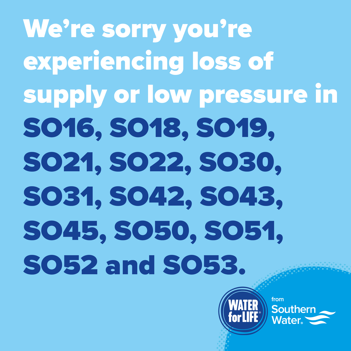 Southern Water tweet media